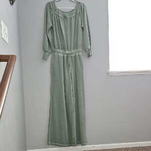 Free People Movement Wide Leg ONE TO BEAT ONSIE. Nwots, Green. Sz XS RARE!!!